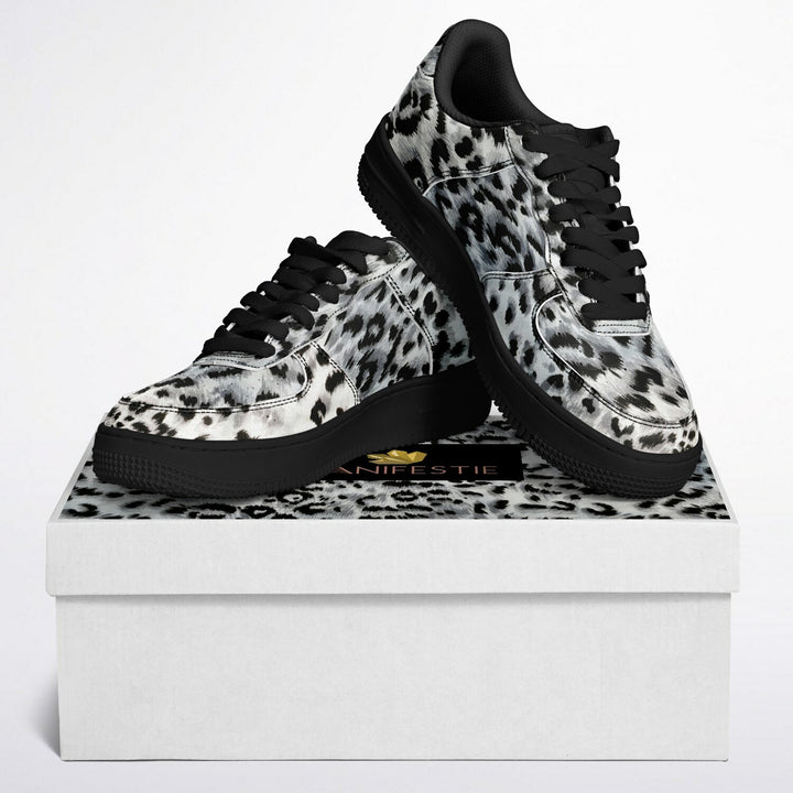 Snow Leopard High Top Sneakers