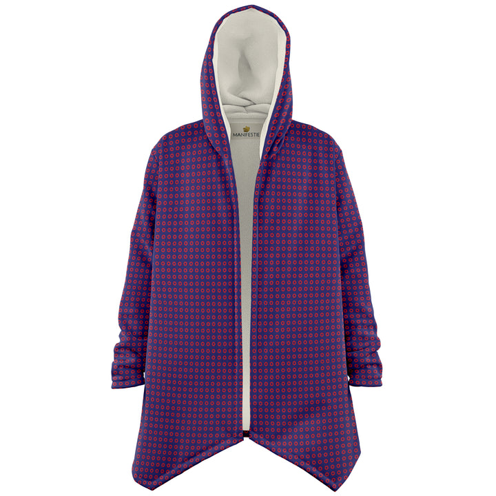 Fishman Phish Donuts Cuddle Cloak | Unisex Minky Sherpa Hooded Coat | Women and Mens Festival Coat | Mountain Fashion