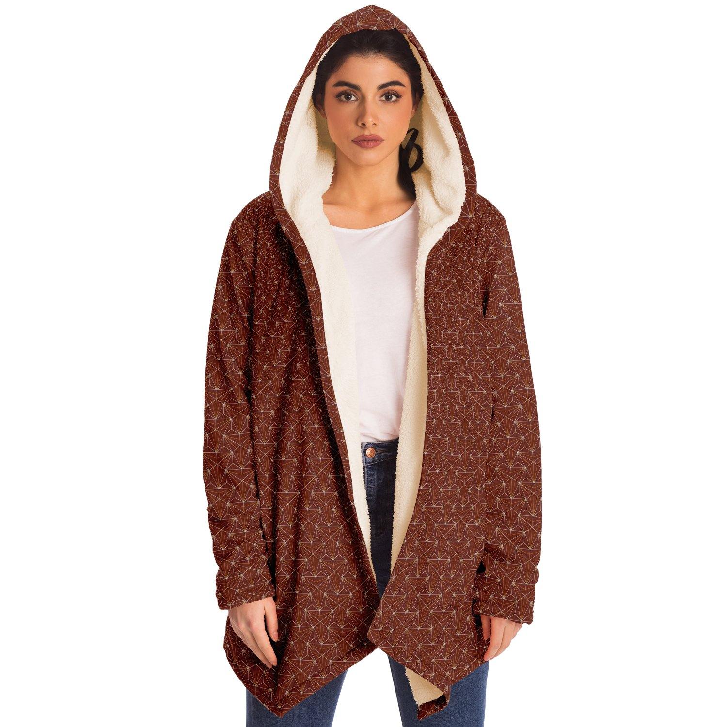 Terra Cotta Sacred Connections Premium Sherpa Cloak - Manifestie