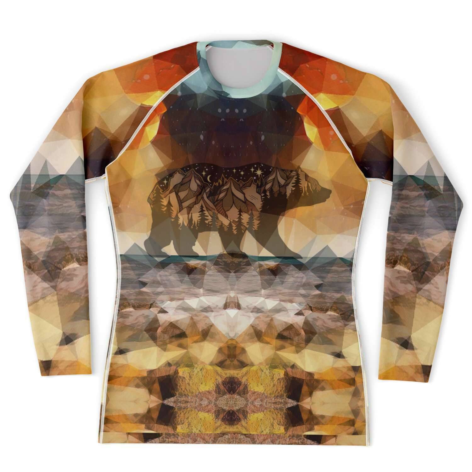 Cali Dreams Mens Rash Guard | California Bear - Manifestie