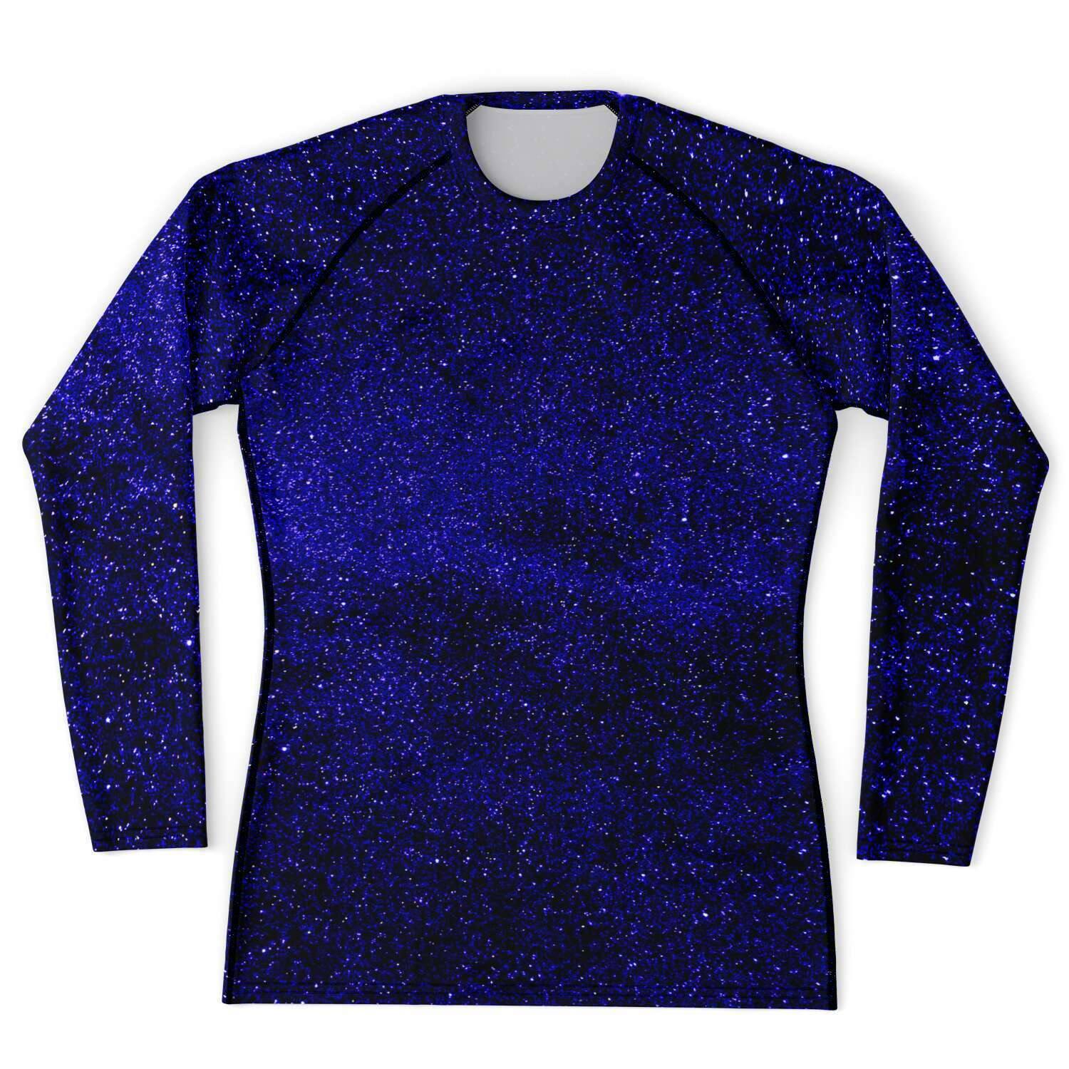 Deep Blue Galaxy Mens Rash Guard - Manifestie