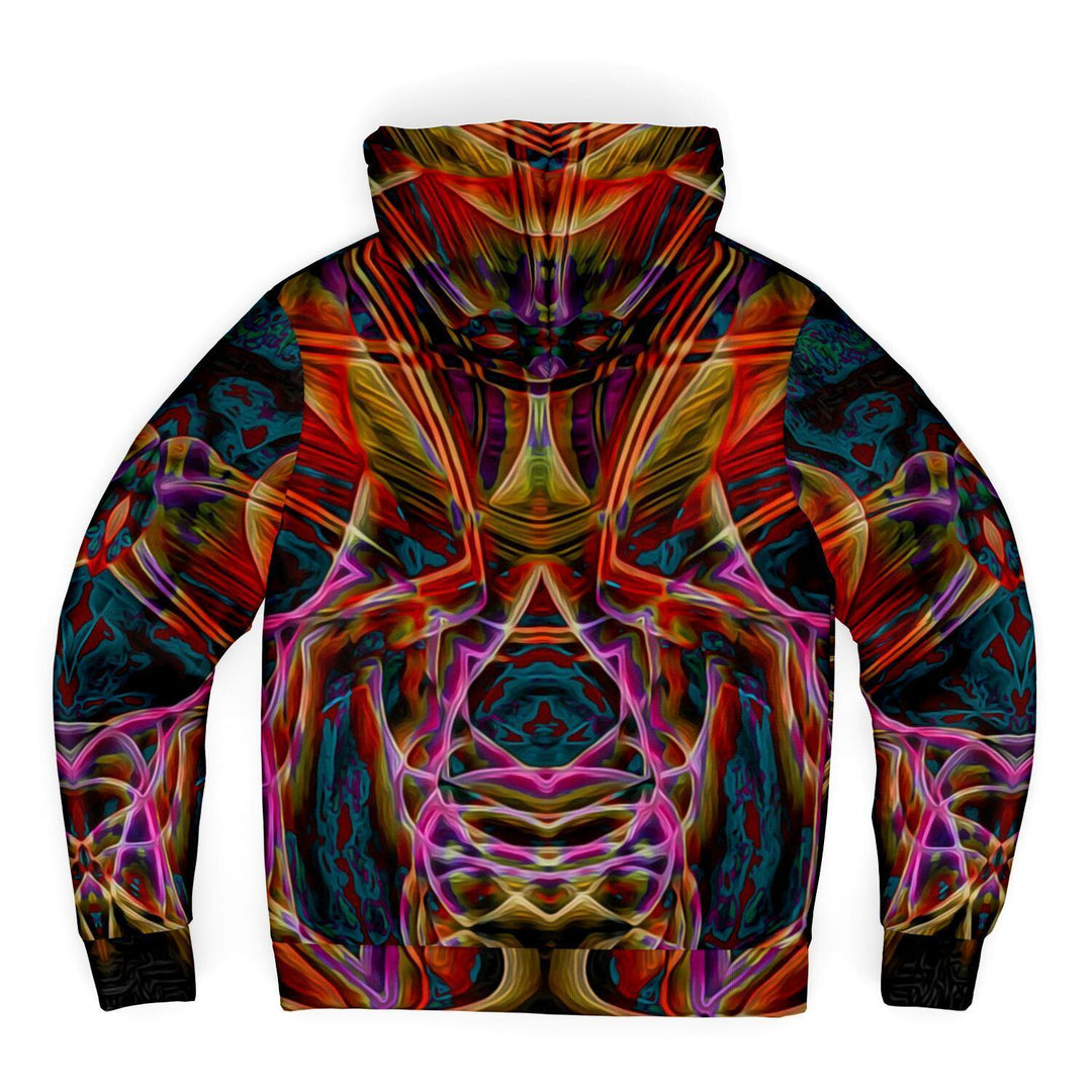 Midnight Gaze Premium Sherpa Lined Zip Hoodie - Manifestie