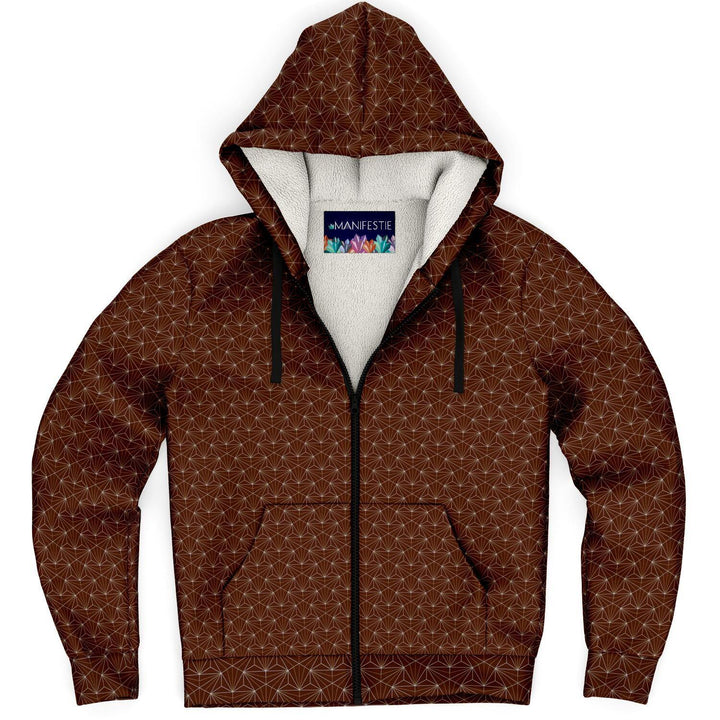Jasper Sacred Connections Premium Sherpa Lined Zip Hoodie - Manifestie