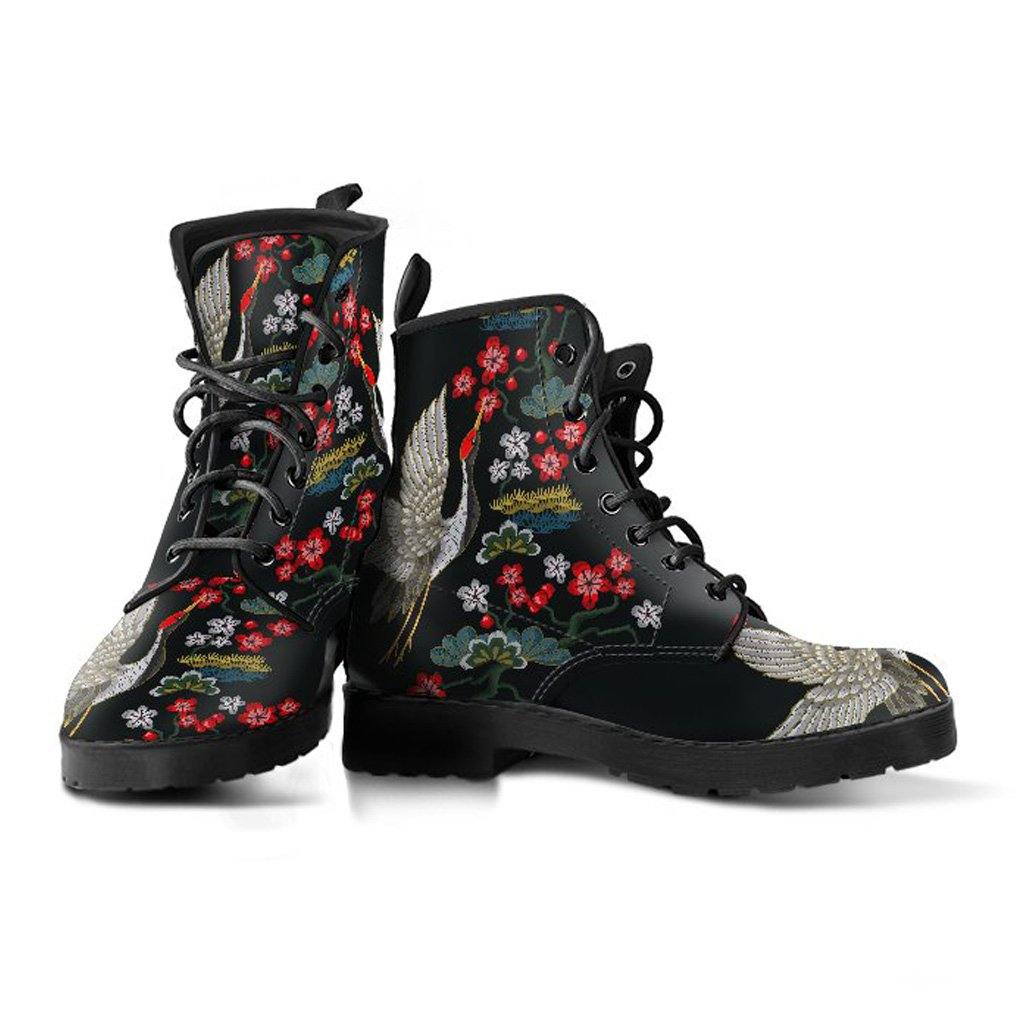 Crane and Fauna Vegan Leather Boots - Manifestie