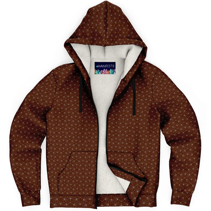 Jasper Sacred Connections Premium Sherpa Lined Zip Hoodie - Manifestie
