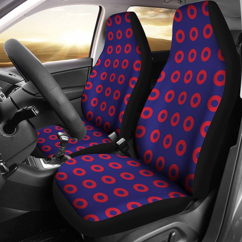 Phish Car Seat Covers | Fishman Donuts | Set of 2 - Manifestie