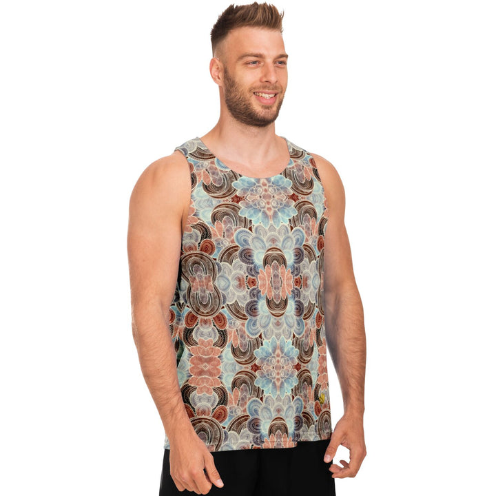 Desert Lace Tank Top – Intricate Mandala Pattern Statement Tank