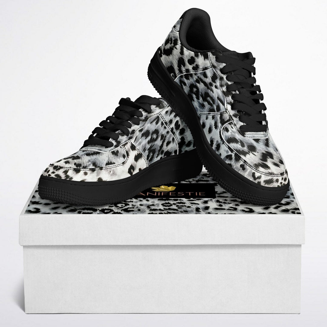 Snow Leopard High Top Sneakers