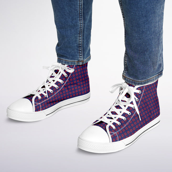Phish High Top Shoes | Fishman Donuts Unisex hightops