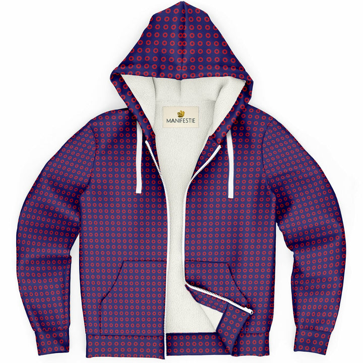 Phish Premium Sherpa Lined Zip Hoodie | Fishman Donuts