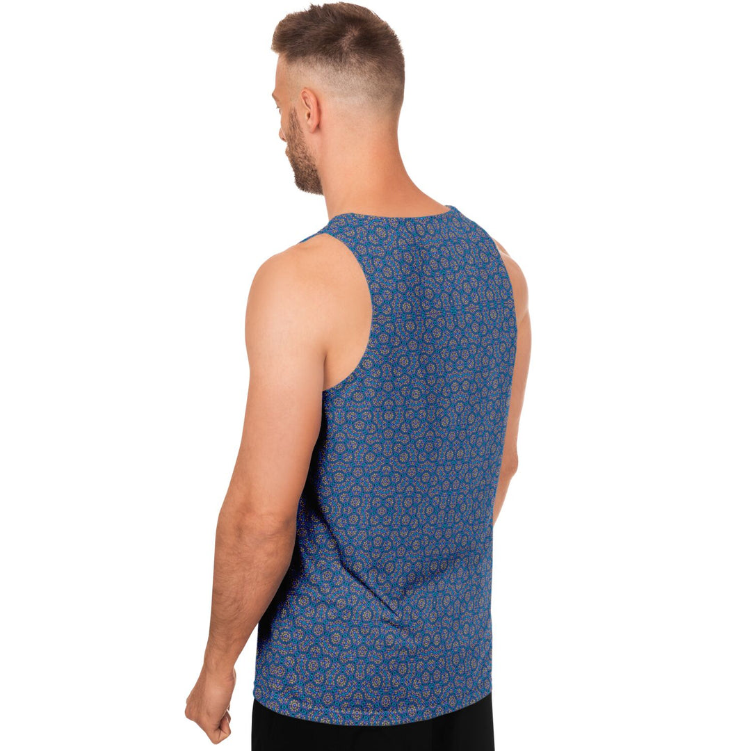 Mosaic Fractal Tank Top – Starlight Geometric Pattern Tank