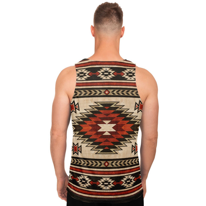 Desert Weave Tank Top – Southwestern Geometric Pattern Tank