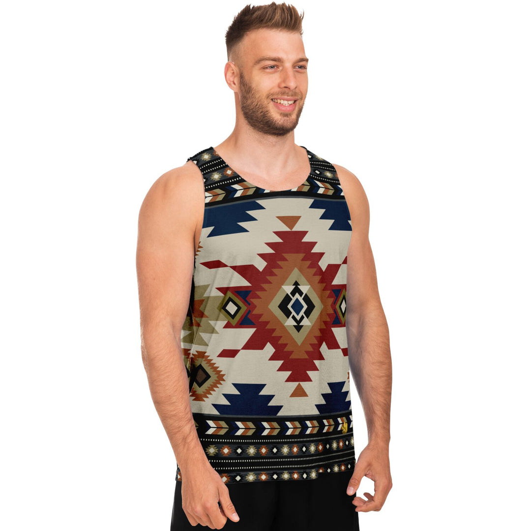Izel Aztec Tank Top – Southwestern Geometric Statement Tank