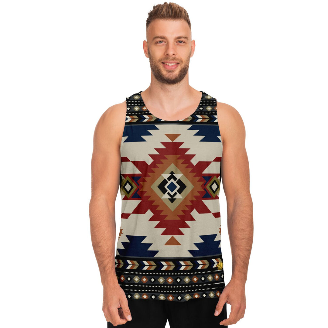 Izel Aztec Tank Top – Southwestern Geometric Statement Tank