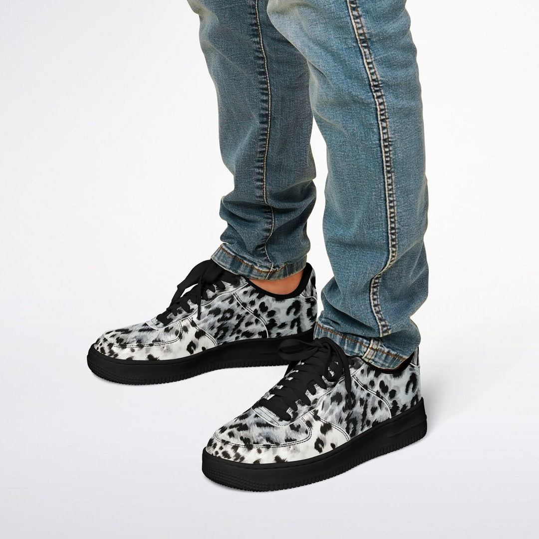 Snow Leopard High Top Sneakers