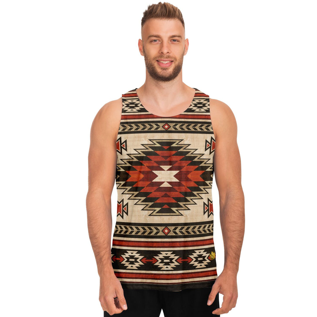 Desert Weave Tank Top – Southwestern Geometric Pattern Tank