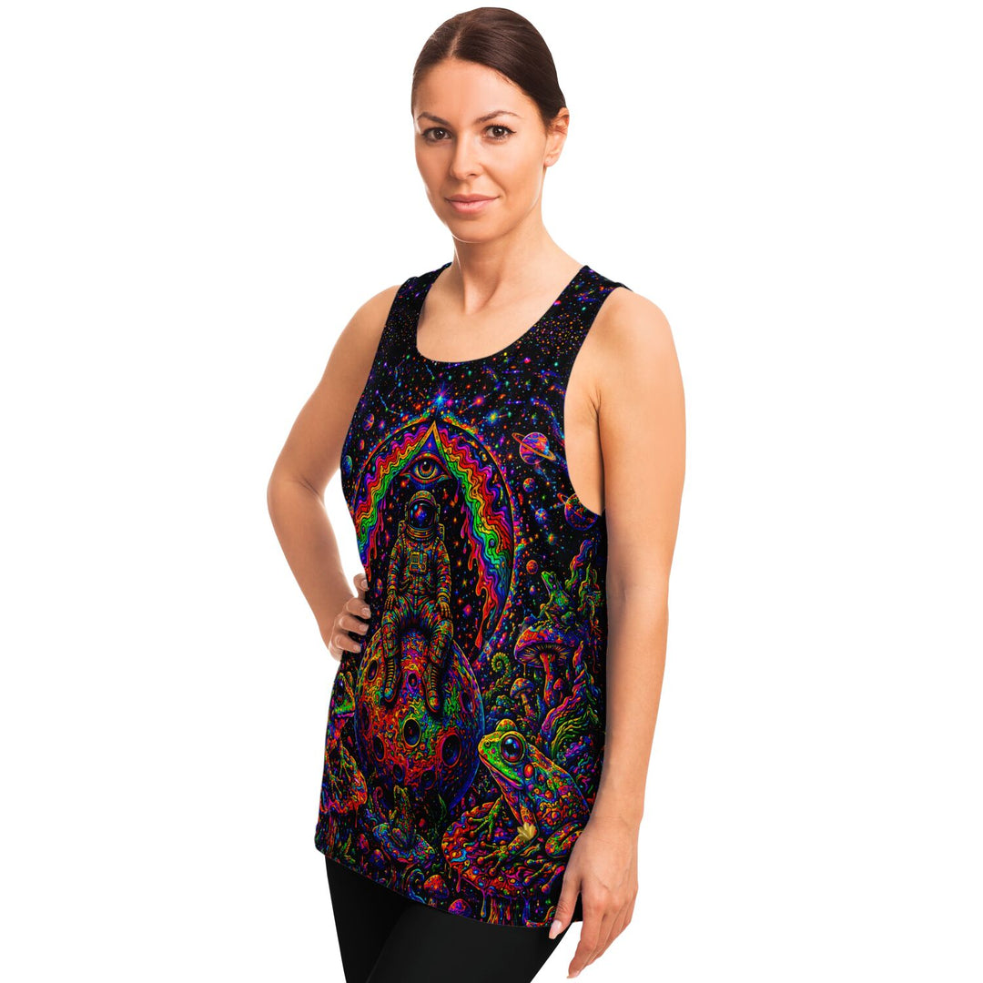 Psychonaut Astronaut Tank Top – Psychedelic Space Festival Shirt
