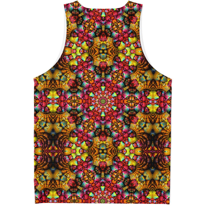 Fractal Glass Tank Top – Kaleidoscope Pattern Festival Shirt