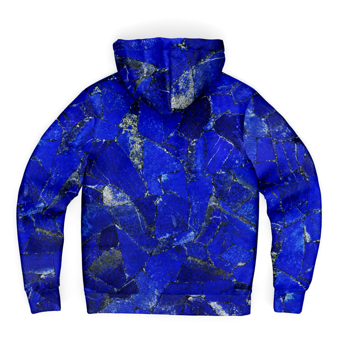 Lapis Lazuli Premium Sherpa Lined Zip Up Hoodie