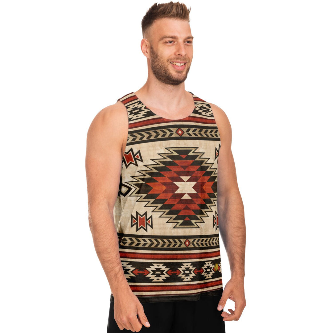 Desert Weave Tank Top – Southwestern Geometric Pattern Tank