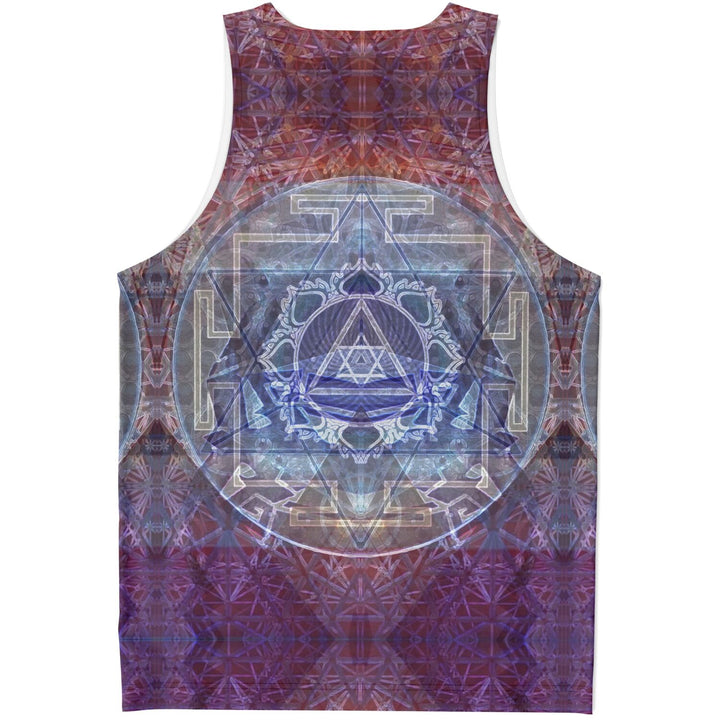 Sacred Violet Tank Top – Festival Shirt with Sacred Geometry