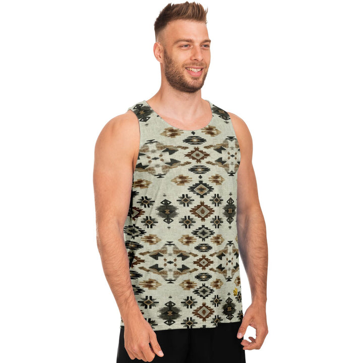 Ganado Tank Top – Southwestern Geometric Festival Shirt