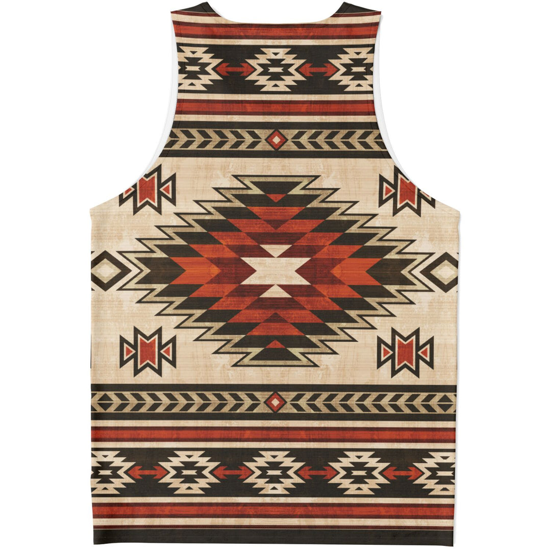 Desert Weave Tank Top – Southwestern Geometric Pattern Tank