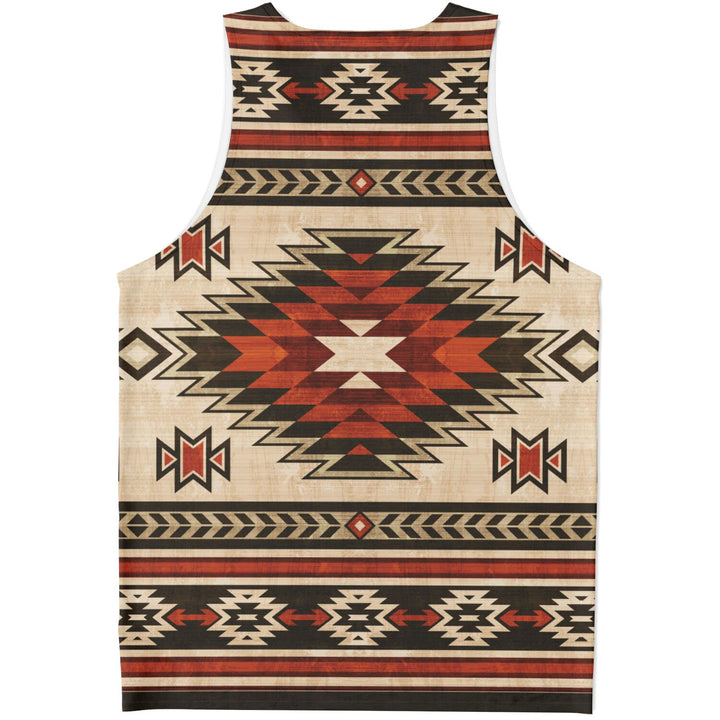 Desert Weave Tank Top – Southwestern Geometric Pattern Tank