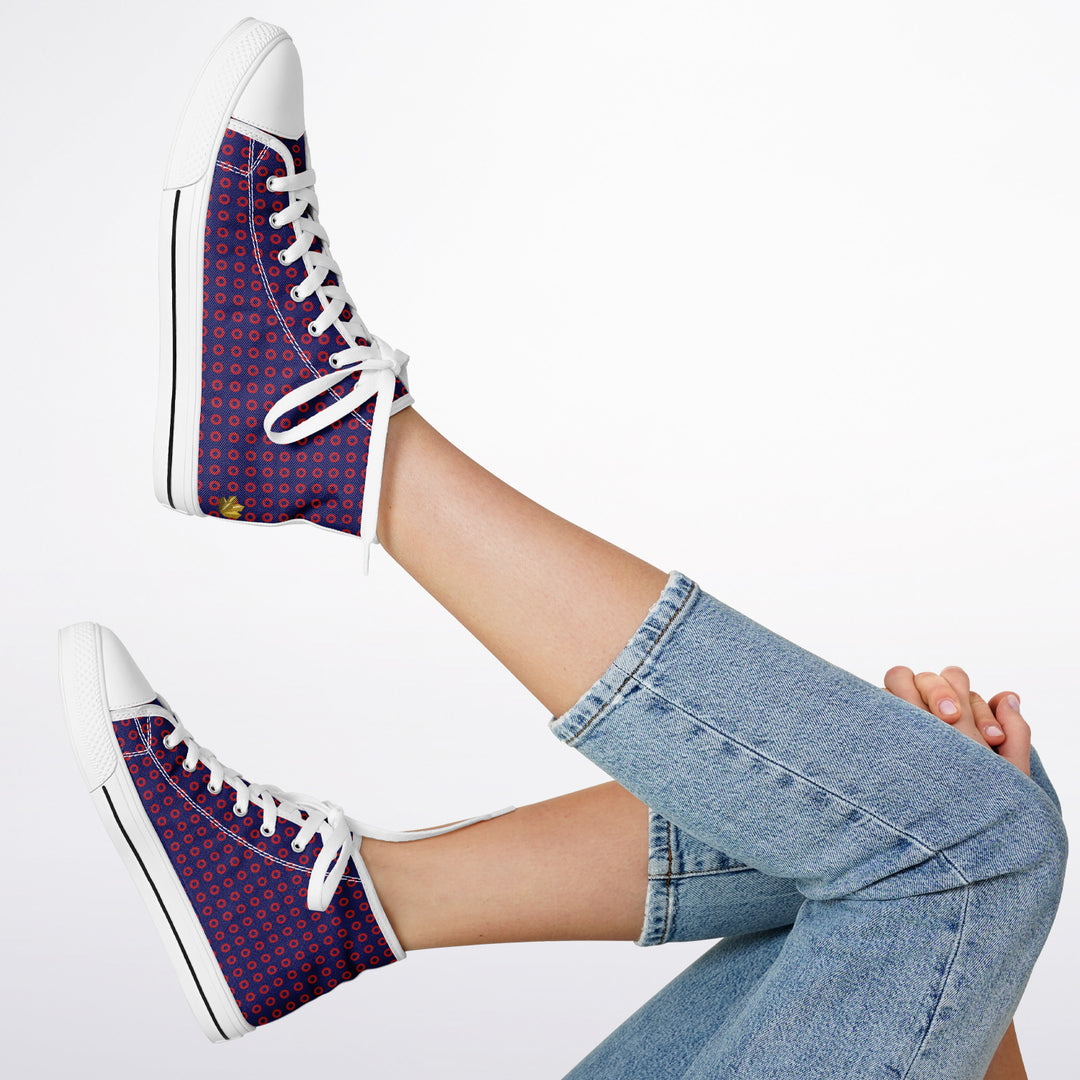 Phish High Top Shoes | Fishman Donuts Unisex hightops