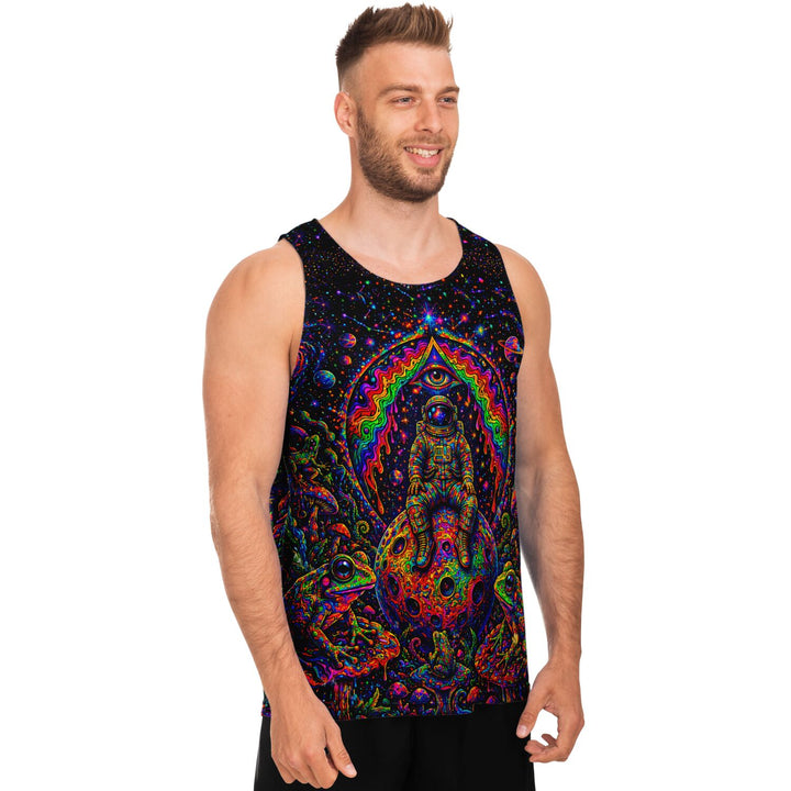 Psychonaut Astronaut Tank Top – Psychedelic Space Festival Shirt