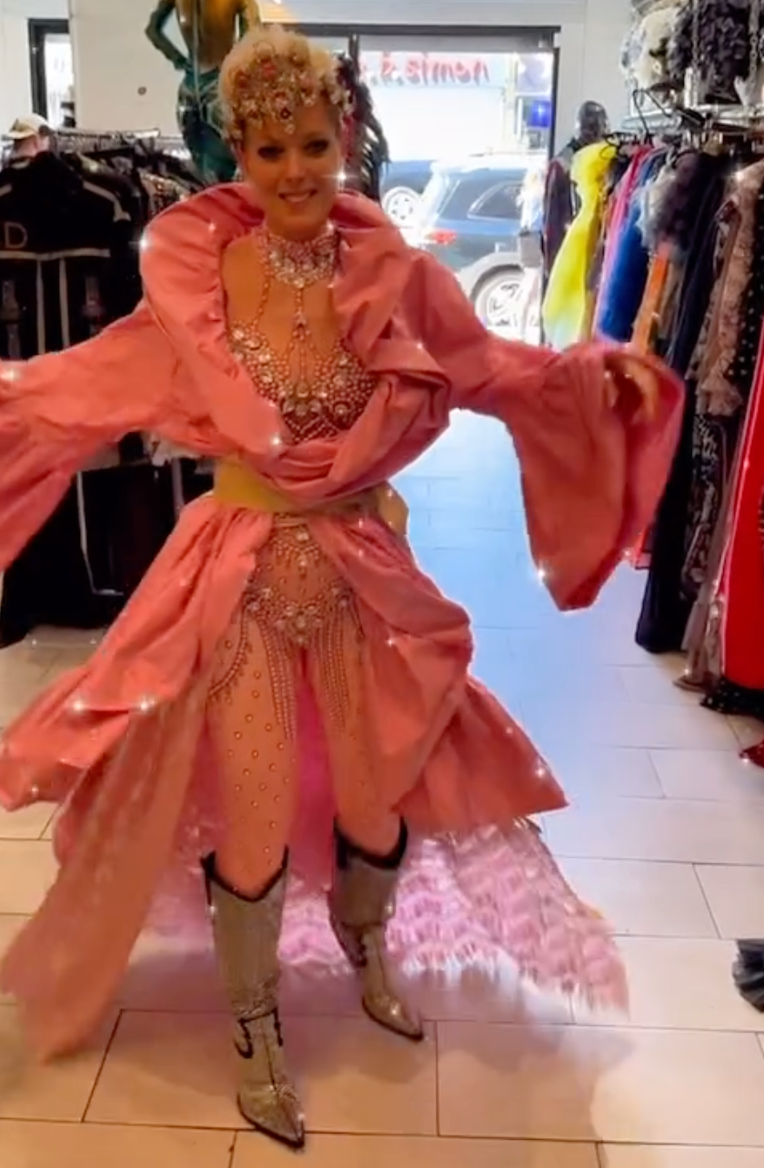 Elegant rhinestone catsuit for festivals and parties