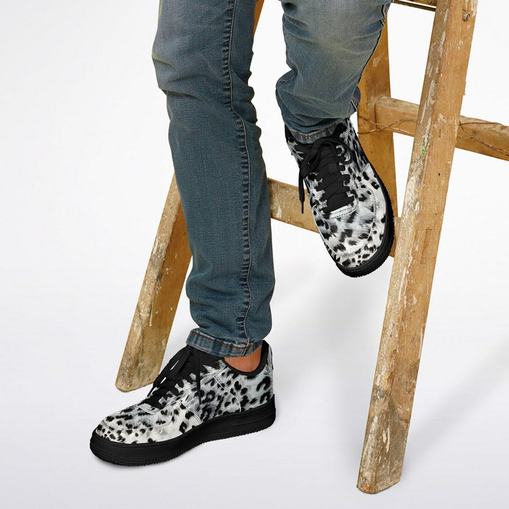 Snow Leopard High Top Sneakers