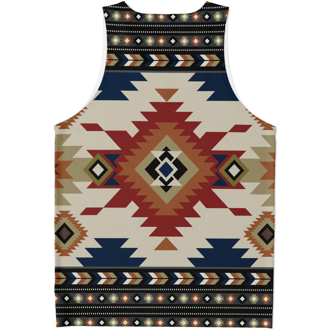 Izel Aztec Tank Top – Southwestern Geometric Statement Tank