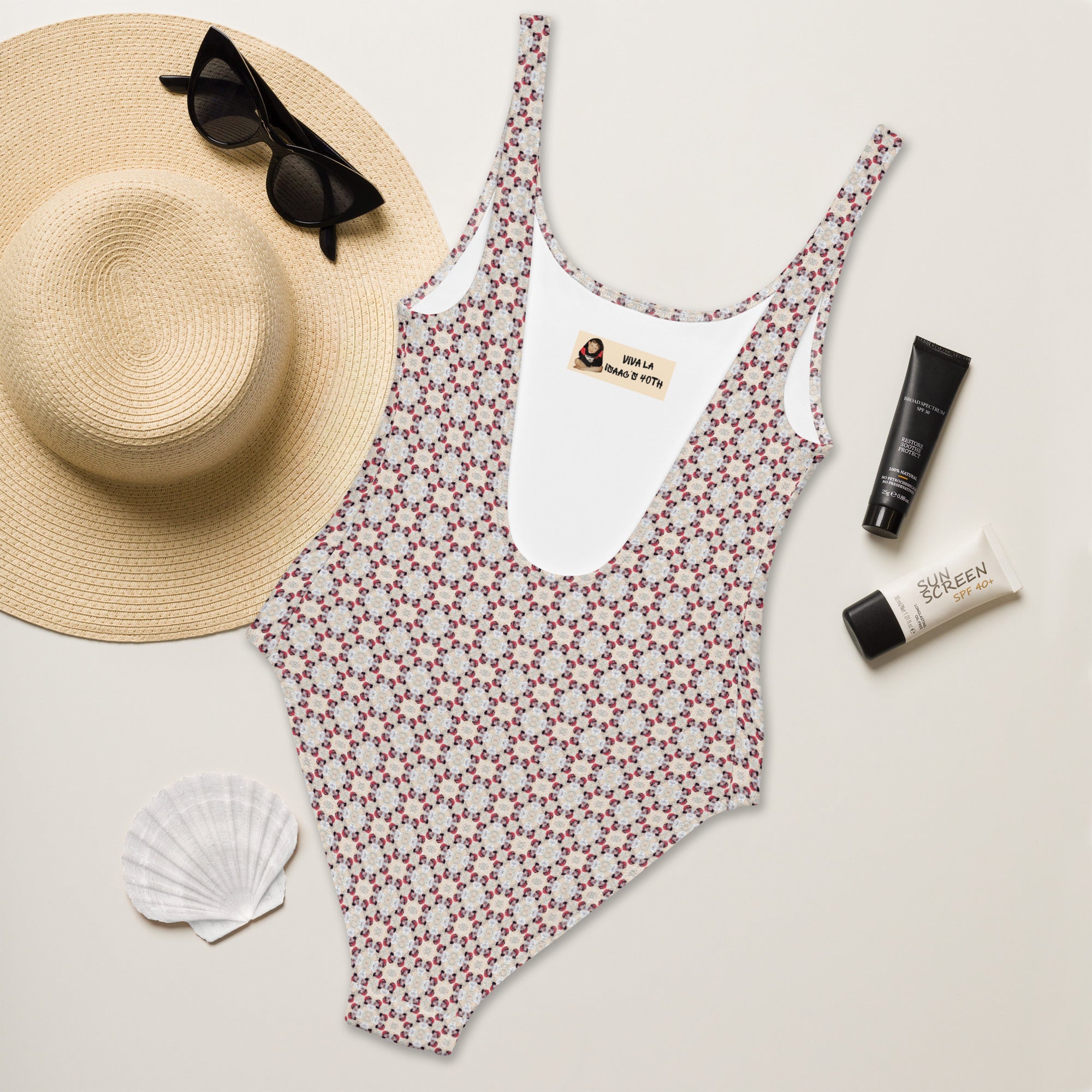 Isaacs 40th Birthday One-Piece Swimsuit