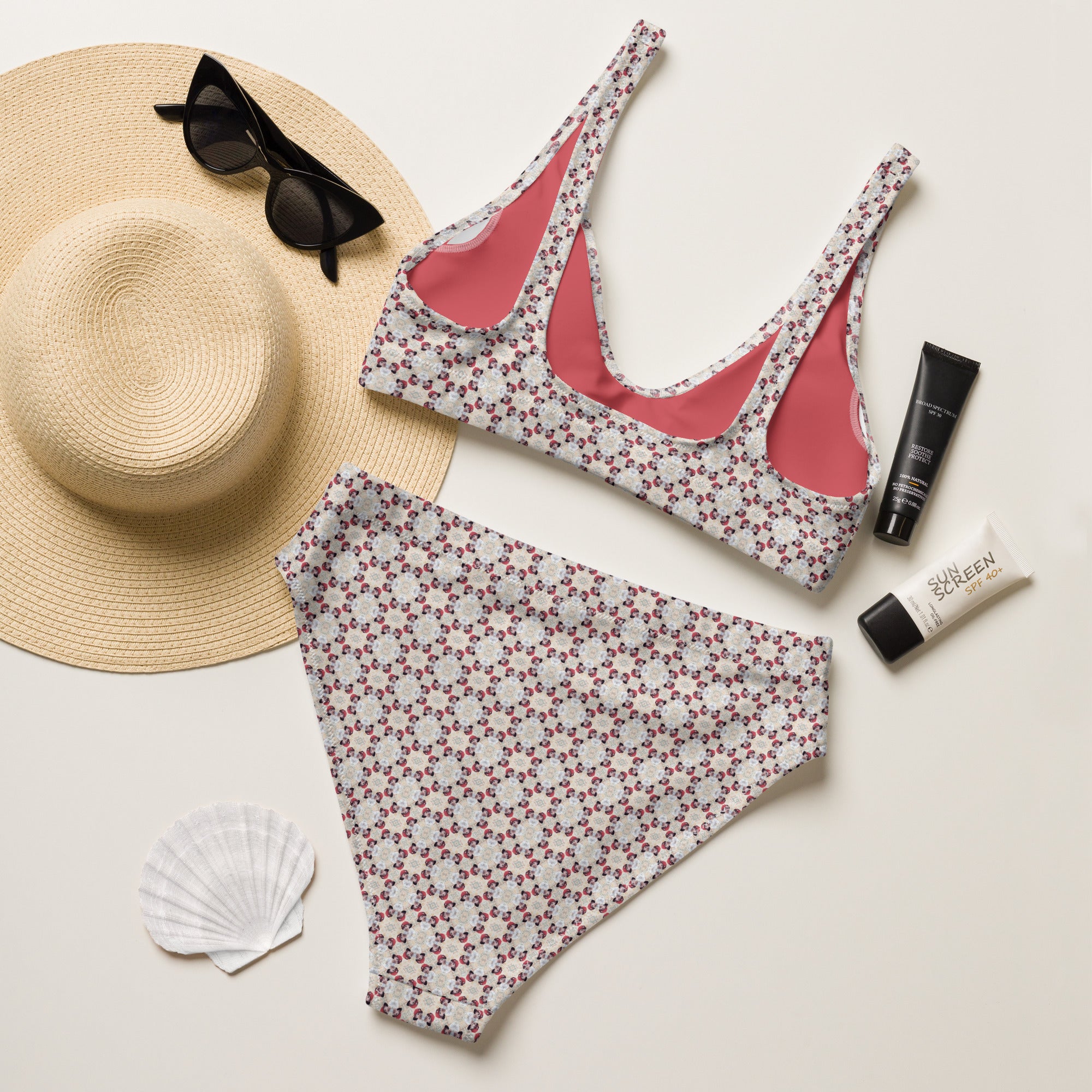 Isaac's 40th Birthday high-waisted bikini SET