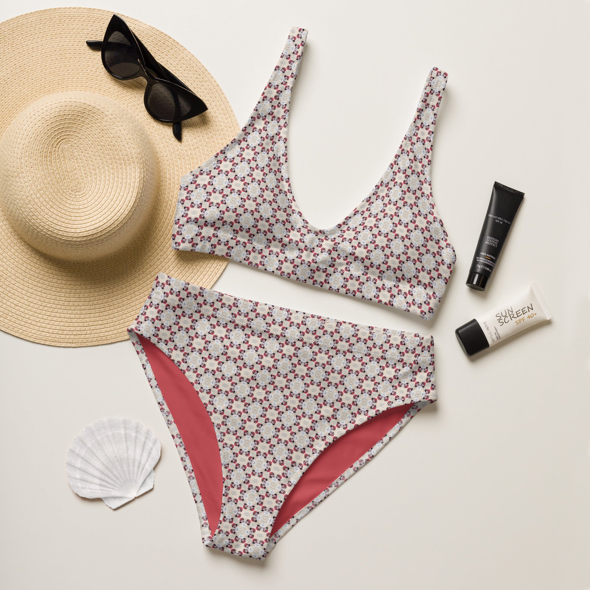 Isaac's 40th Birthday high-waisted bikini SET