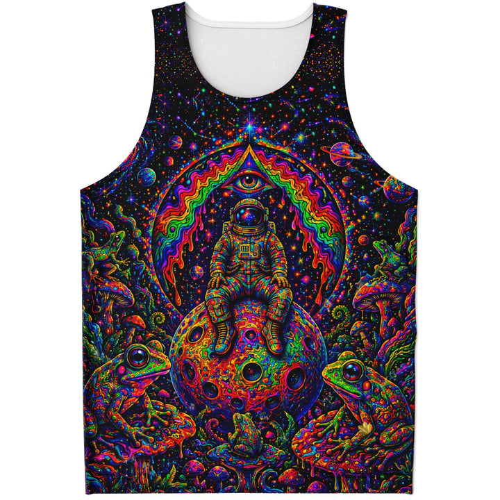 Psychonaut Astronaut Tank Top – Psychedelic Space Festival Shirt