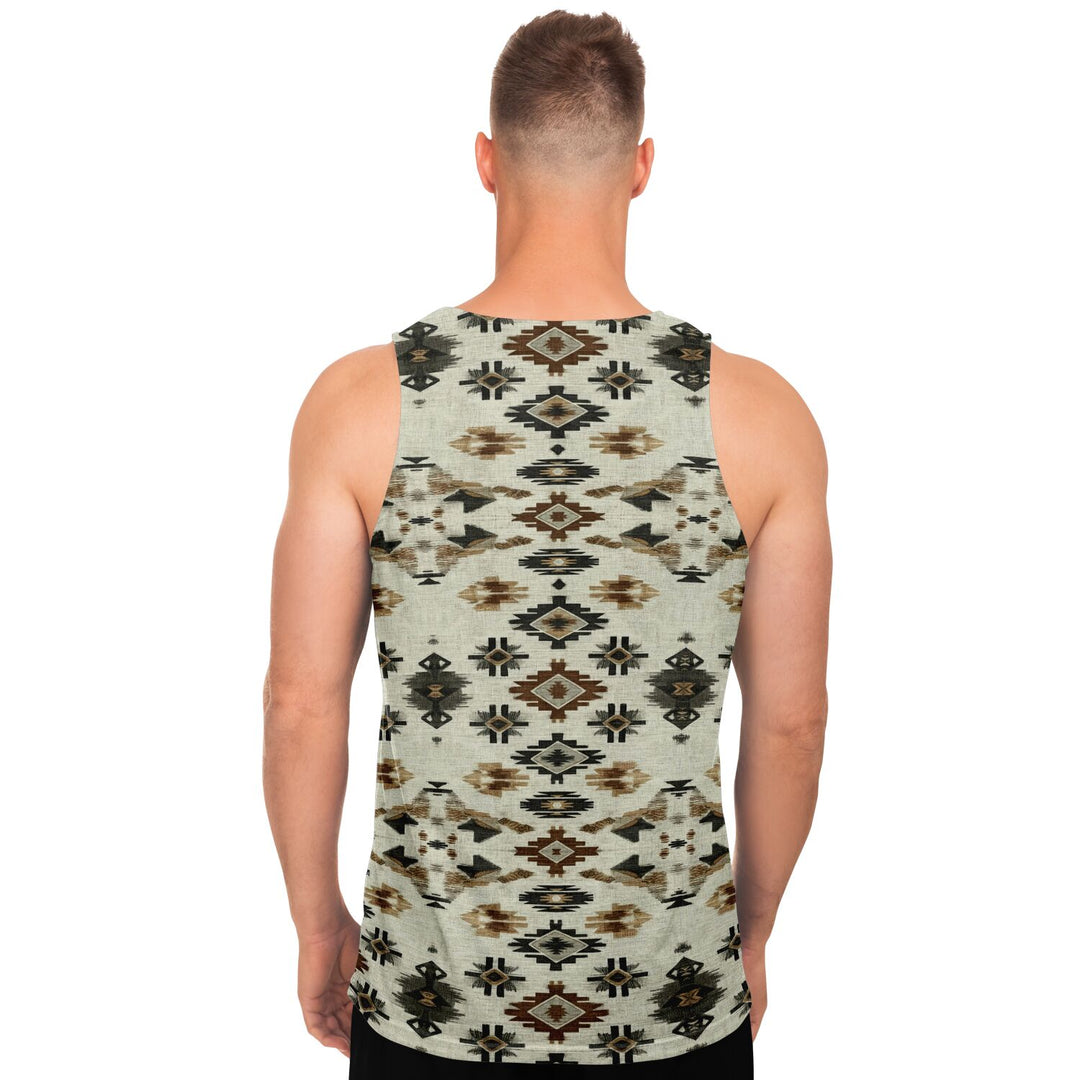 Ganado Tank Top – Southwestern Geometric Festival Shirt