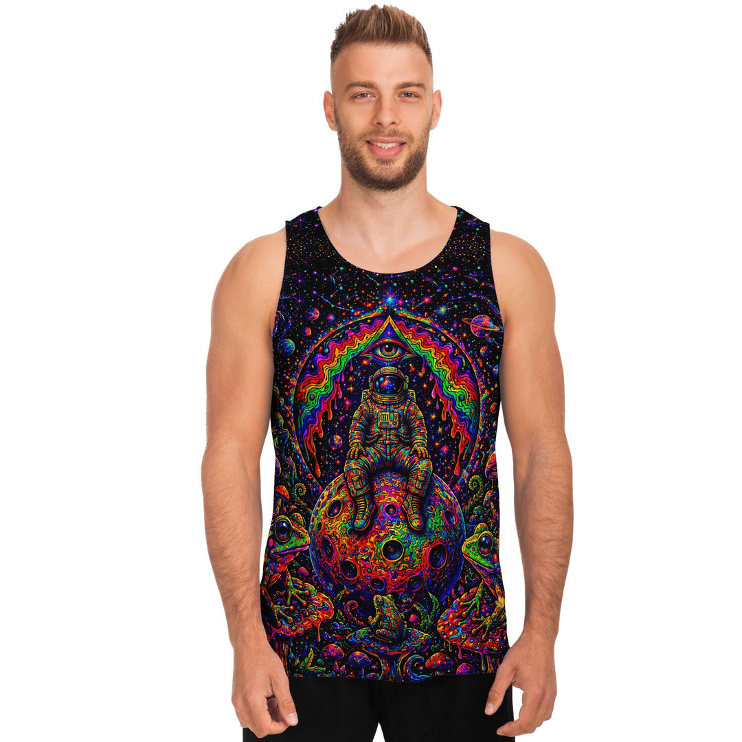 Psychonaut Astronaut Tank Top – Psychedelic Space Festival Shirt