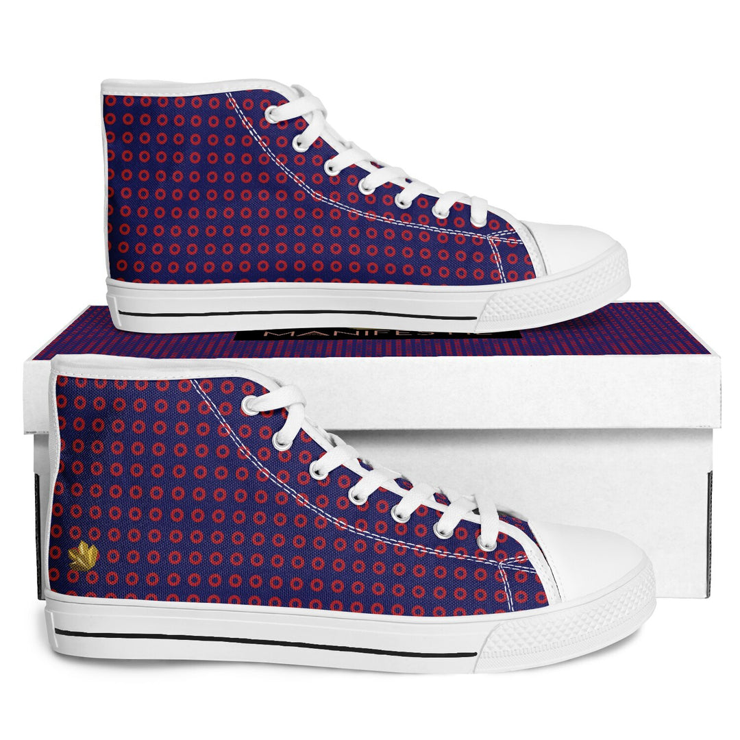 Phish High Top Shoes | Fishman Donuts Unisex hightops