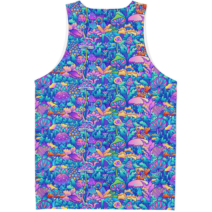 Psychedelic Mushroom Tank Top – Trippy Festival Shirt