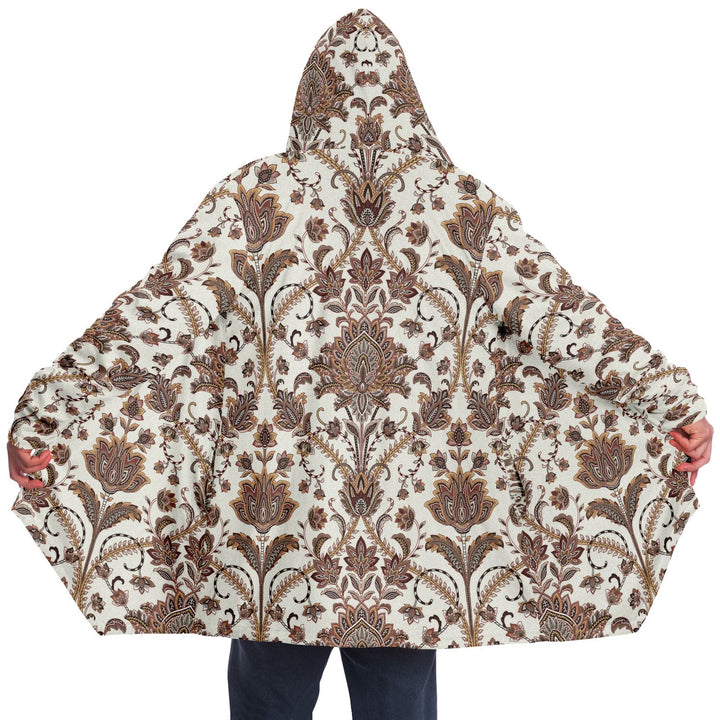 Spirit Ember Cuddle Cloak | Unisex Minky Sherpa Lined Hooded Coat | Women and Mens Festival Coat | Mountain Fashion