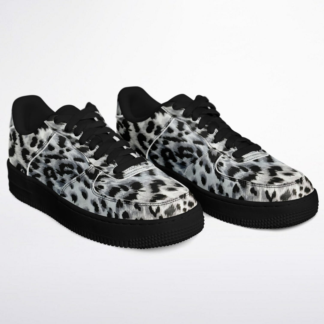 Snow Leopard High Top Sneakers