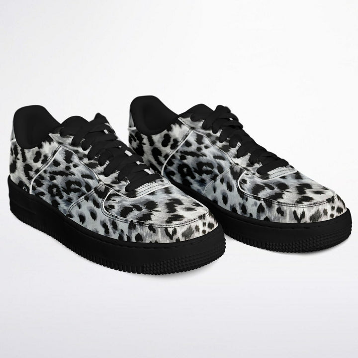Snow Leopard High Top Sneakers