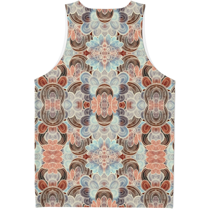 Desert Lace Tank Top – Intricate Mandala Pattern Statement Tank