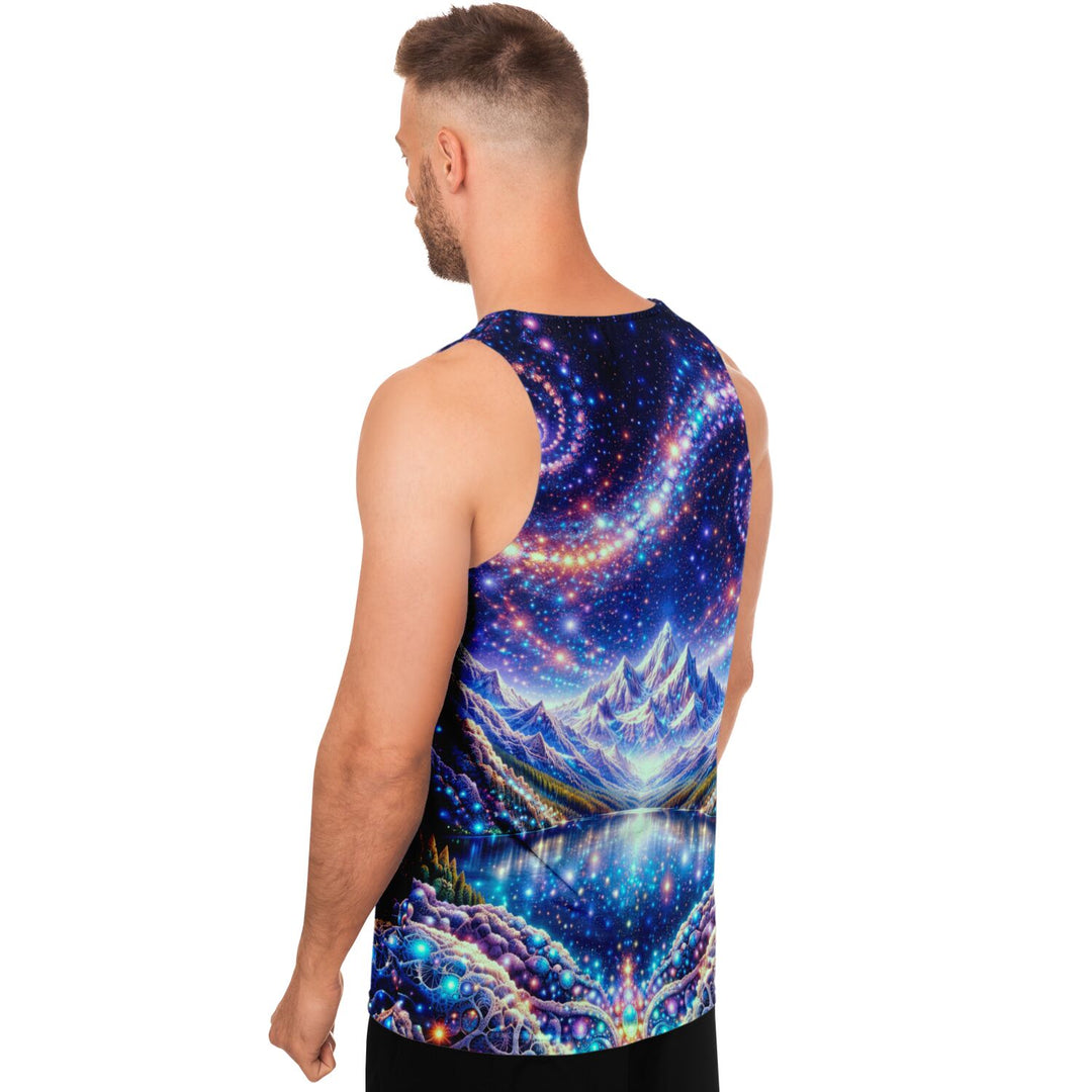 Cosmic Oracle Tank Top – Visionary Goddess Psychedelic Shirt