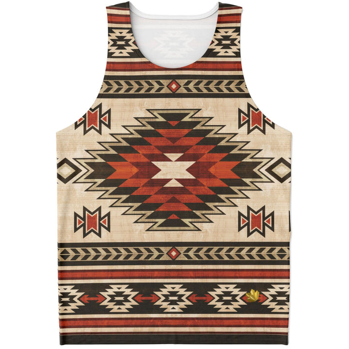 Desert Weave Tank Top – Southwestern Geometric Pattern Tank