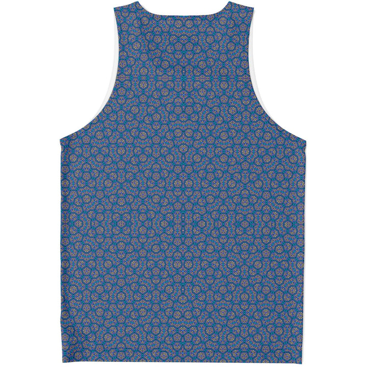 Mosaic Fractal Tank Top – Starlight Geometric Pattern Tank