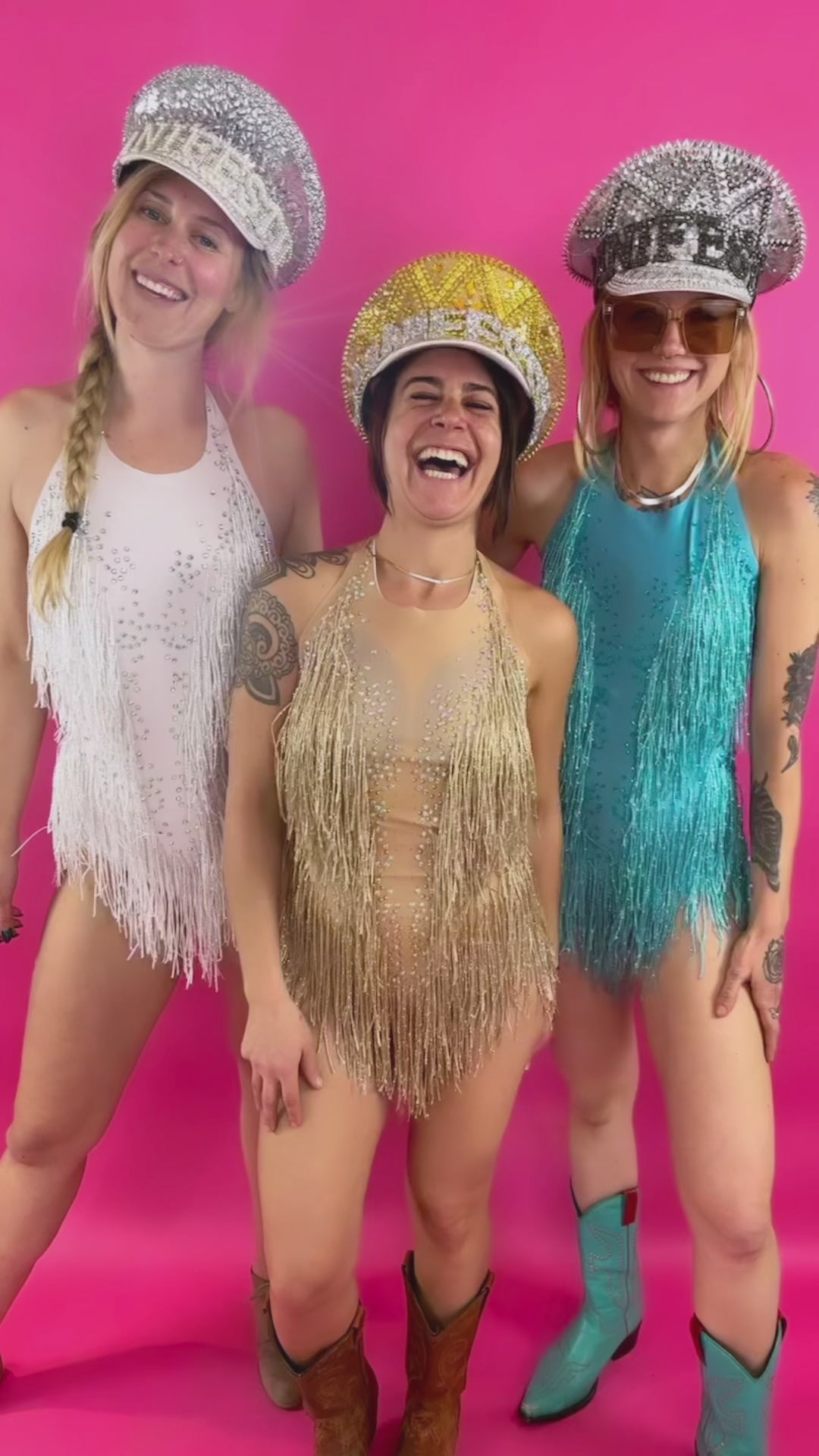 Taylor Rhinestone Bodysuit / White Tassel Festival Outfit / Cabaret New Years Eve Crystal Catsuit Burning Man / Dance Performer Leotard