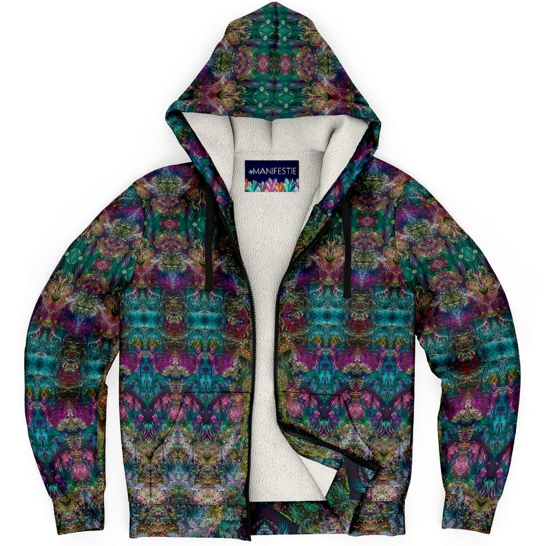 Spirit Guide Premium Sherpa Lined Zip Hoodie - Manifestie